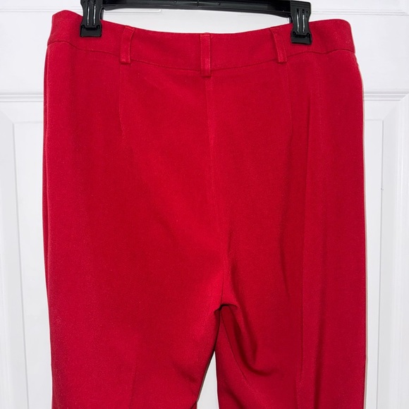 Gloria Vanderbilt Red Wide Leg Stretch Pants - Picture 5 of 9